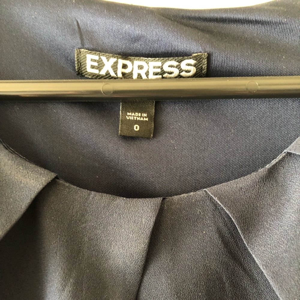 Express navy blue mini dress